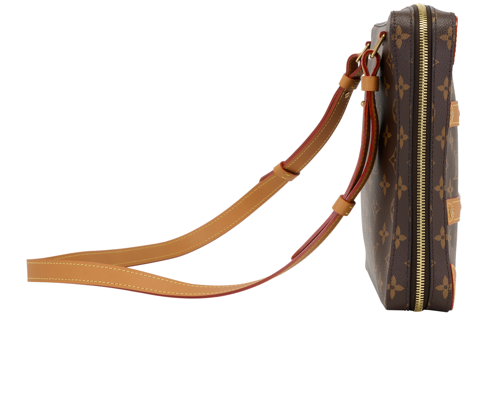 Soft Trunk MM, &pound;1,300, Handbags, Brown, Canvas, Side view